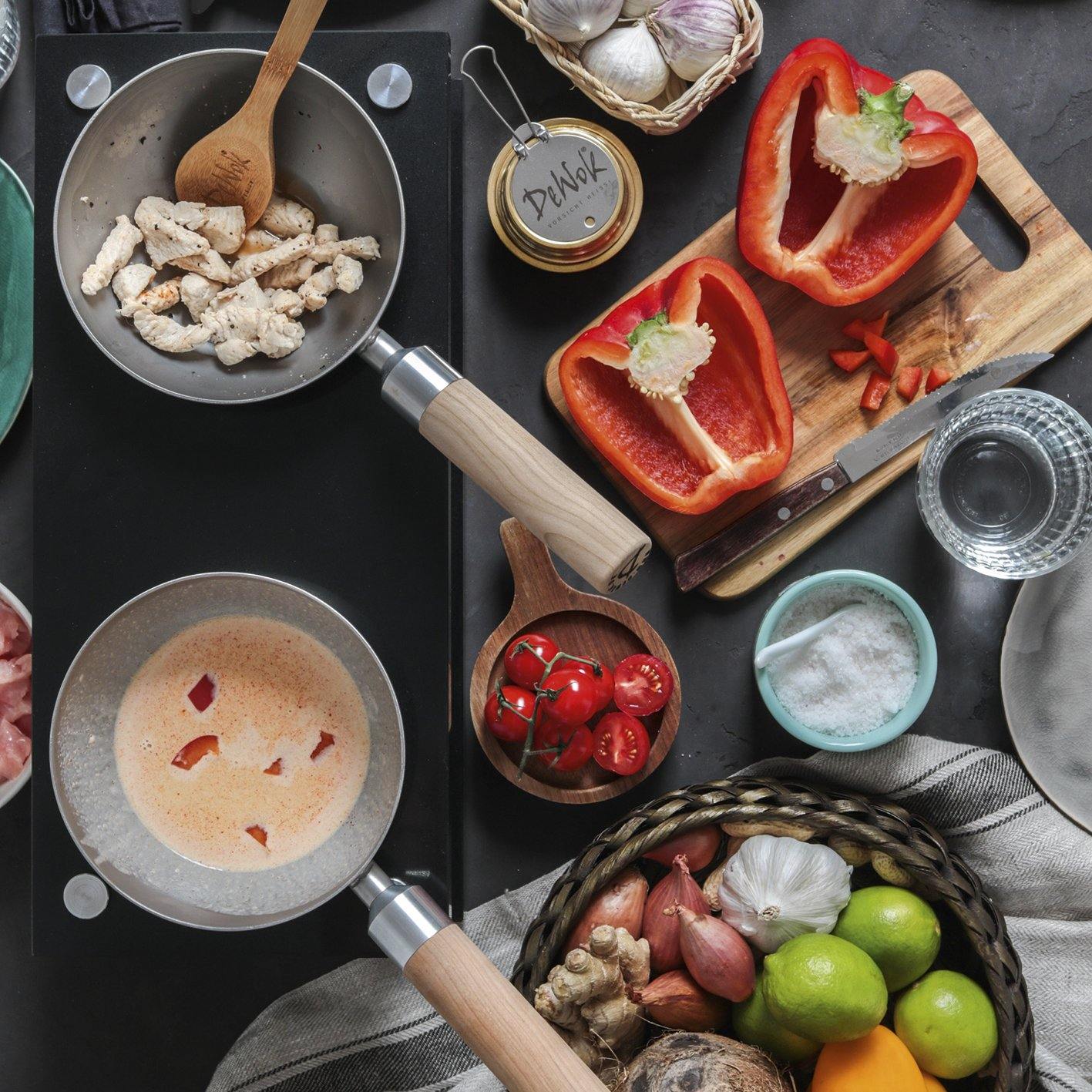Kochset für bis zu 4 Personen - DeWok